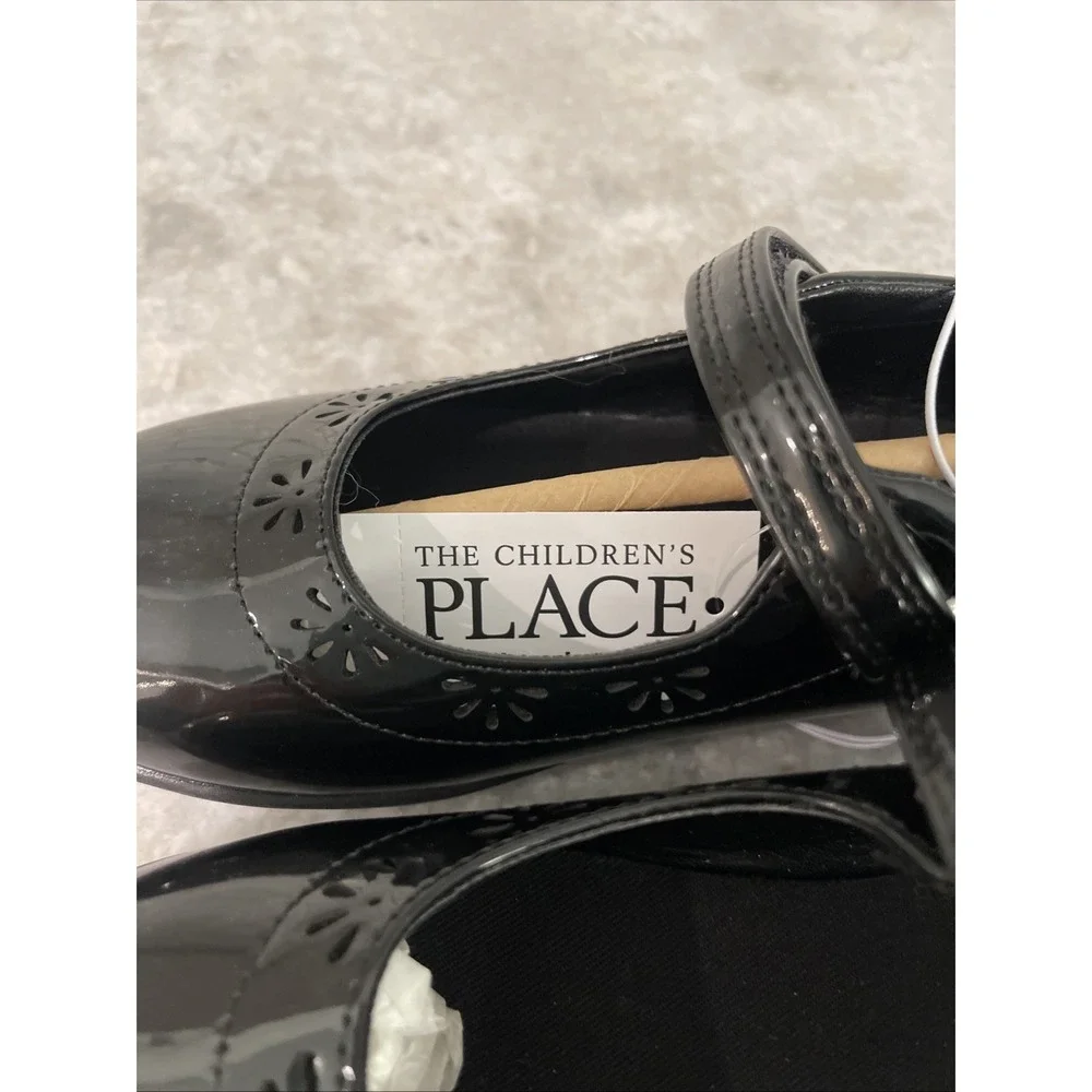 Childrens Place Shoes Girls Size 1 Black Patent Leather Mary Janes New with Tags